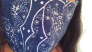 Cute Dress Nasty Gross Facemask Fetish Hairy Pussy Camgirl Pees Toilet & Uses Face Mask Toilet Paper