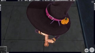 3D HENTAI POV Pumpkin girl jerking off your cock