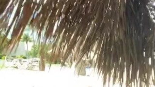 Caught Busting HUGE load on public beach