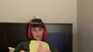 Onesie 19 year old solo jerk