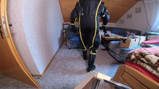 Mister Blowup - MD Latex Heavy Rubber Blowupsuit - Inflatable Cyborg