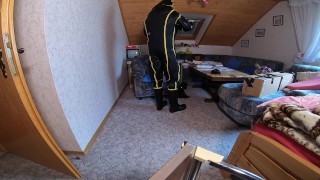 Mister Blowup - MD Latex Heavy Rubber Blowupsuit - Inflatable Cyborg