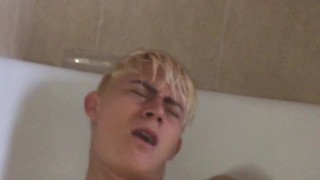 young man home alone