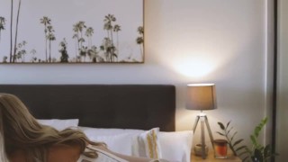Sensual masturbation in lingerie teaser 