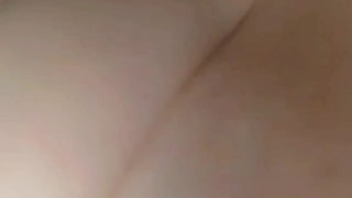 Sucking on my 36JJ natural tits to make my pussy wet for Daddy 