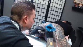 Darcy Diamond Gets Her Asshole Tattooed by Trevor Whelen for 4.5 Hours - Infected (intro) Sickick 