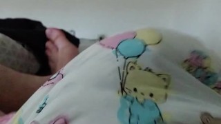 Man cumming in diaper 