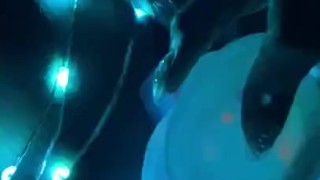 Ebony String Light Babe Plays With Tight Wet Pussy