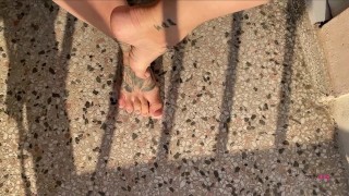 Dirty Feet French Pedi Preview
