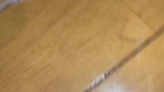  huge cum shot at nighttime 
