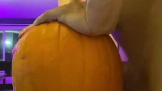 NPC Classic Physique Bodybuilder Johny Thunder fucks a pumpkin