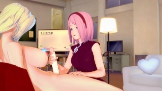[Naruto] Futanari Tsunade fuck Sakura(3d hentai)