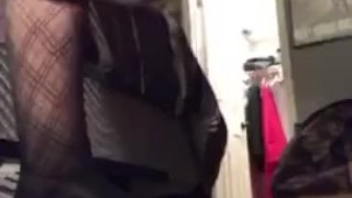 Cute trans foot teases your cock