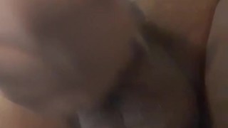 Oozing precum till nut 