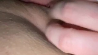 Milf playing with wet pussy