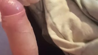 Fucking my pocket pussy before cumming over myself