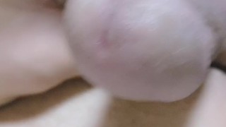 伸びかけのパイパン包茎が勃起するまで・・【JAPANESE AMATEUR TEEN MASTURBATION UNCENSORED】