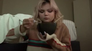 I eat two packs of ramen in one sitting(unedited)