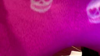Girl wetting pajamas in bed