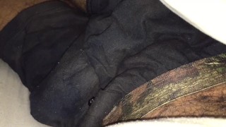 My dick doing push ups in the am 