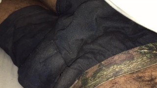 My dick doing push ups in the am 