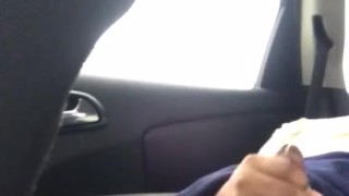 Thug jacking bbc in the back seat of his car at a Kroger parking lot 