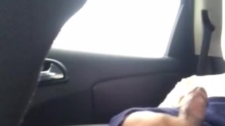 Thug jacking bbc in the back seat of his car at a Kroger parking lot 
