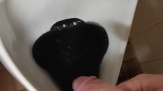 Showing off for the plumber