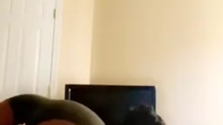 Big ass twerking in bed 