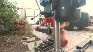 DIY Floating Table 2 - Drill Holes 4k HD Hothandyman NipSlip best moments (Music)