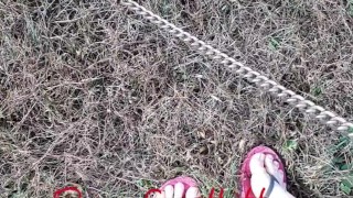 The last of the warm weather means flip flops