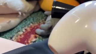 Nun Fucks MASSIVE Crucifix Cock & Clit Sucker