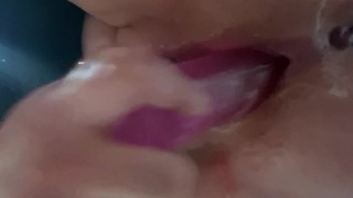 Squirting From My Dildo