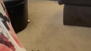 Rubbing my Pussy in the Living Room Shhhhhh