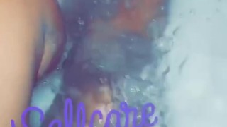 Coming home after a hard days work to a nice bubble bath #realtionshipgoals