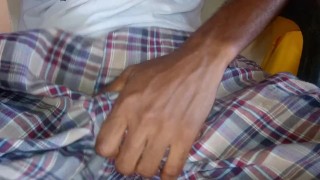 PLAYING WITH MY COCK COS ITS ACHING FOR SOME FUCK PART 1