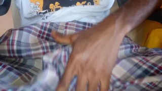 PLAYING WITH MY COCK COS ITS ACHING FOR SOME FUCK PART 1