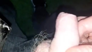 My little dick exposed on mate's balcony 