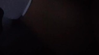 Teen in cow stockings jiggling