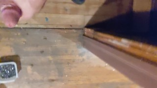 Sneaking some cum 