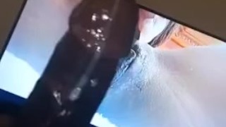 BBC hard cum after edging 