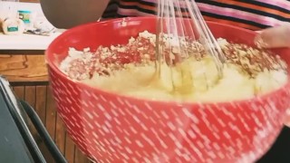 Sexy cooking with delicious MILF