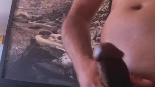 Love to stroke my SexXy Big Black Cock while watching amazing women deepthroat a sloppy cock!