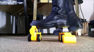 Toycar Crushing with Doc Martens Boots (Trailer)