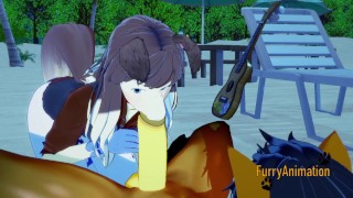 Furry Yaoi Hentai 3D - Dog Sukcs big horse dick and he cums in his mouth
