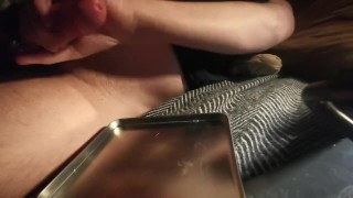 stroking my cock