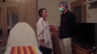 Young russian doctor Kabayeva exams and fucks her new client including anal sex - part 1