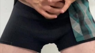 Big cock public jerk off parking lot