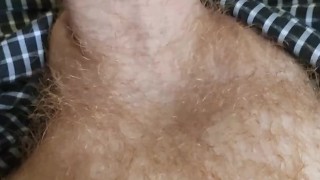 Masturbating my uncut ginger cock with my Tenga Spinner