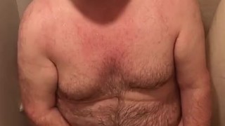 Jacking off in the shower